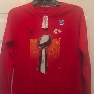 🆕KC Chiefs Superbowl Trophy L/S T-Shirt
